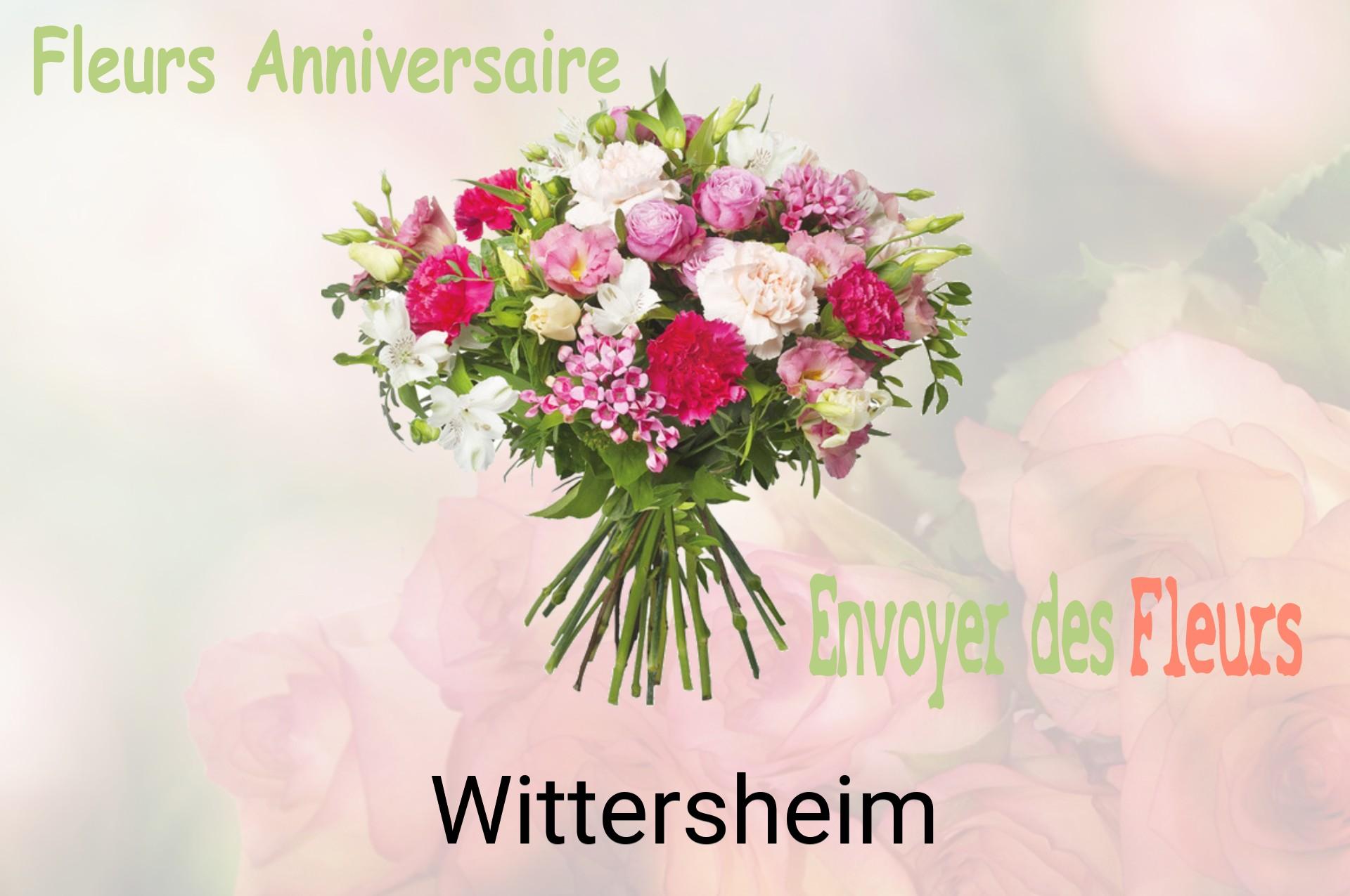 Bouquet de fleurs d’anniversaire livré à Wittersheim